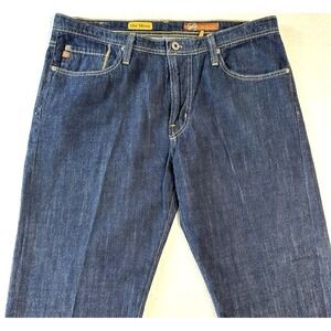 AG Adriano Goldschmied The Hero Men's Jeans 36x32 Dark Selvedge Denim Made USA